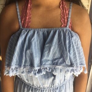Light blue romper